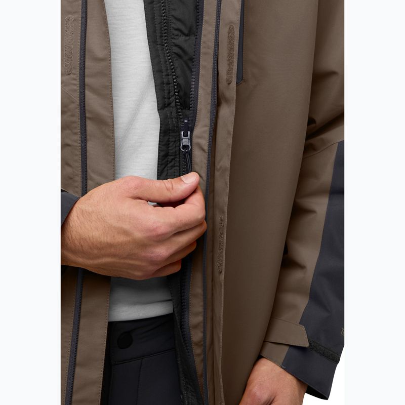 Vyriška striukė 3in1 Jack Wolfskin Jasper 3In1 cold coffee 16