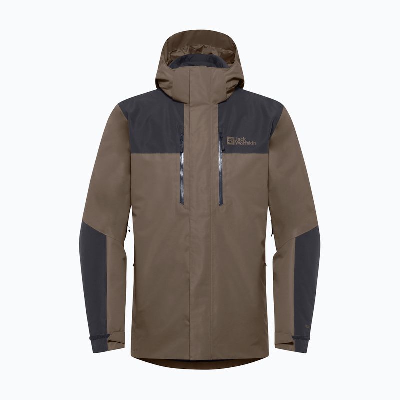 Vyriška striukė 3in1 Jack Wolfskin Jasper 3In1 cold coffee 17