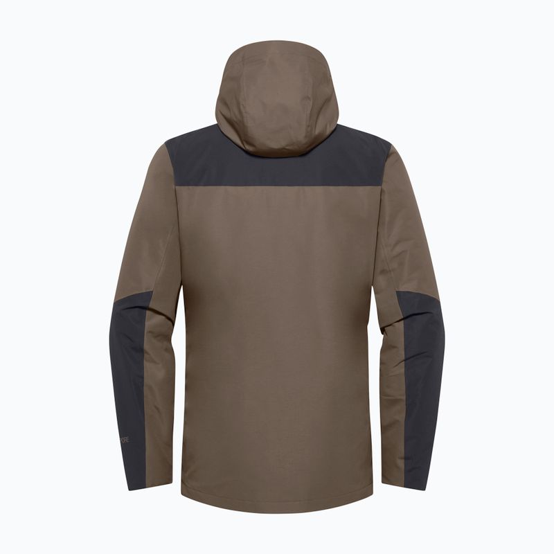 Vyriška striukė 3in1 Jack Wolfskin Jasper 3In1 cold coffee 19