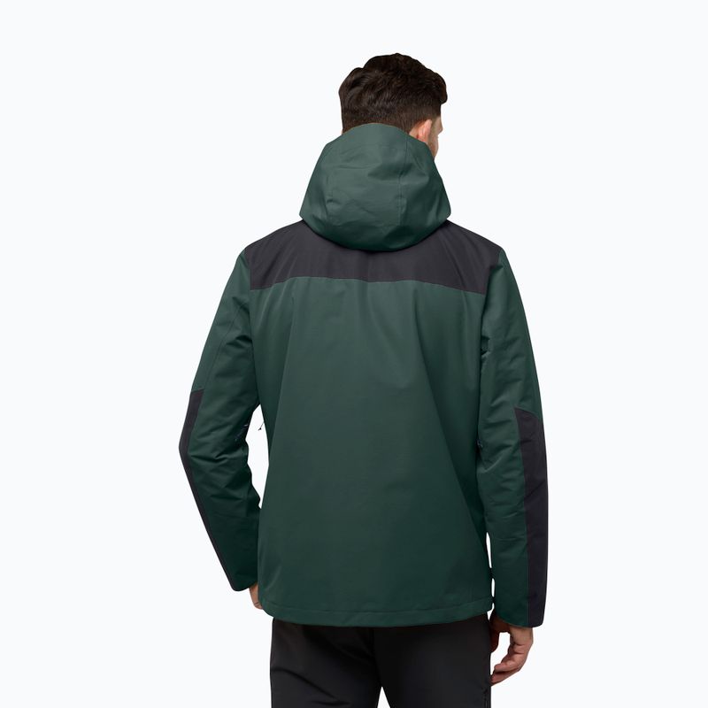 Vyriška striukė 3in1 Jack Wolfskin Jasper 3In1 black olive 3