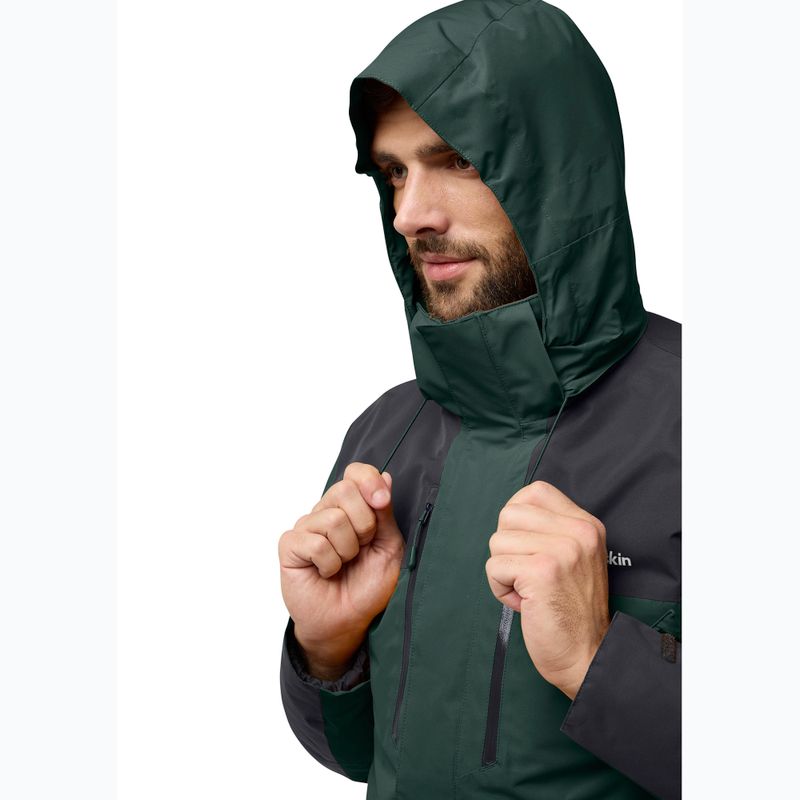 Vyriška striukė 3in1 Jack Wolfskin Jasper 3In1 black olive 7