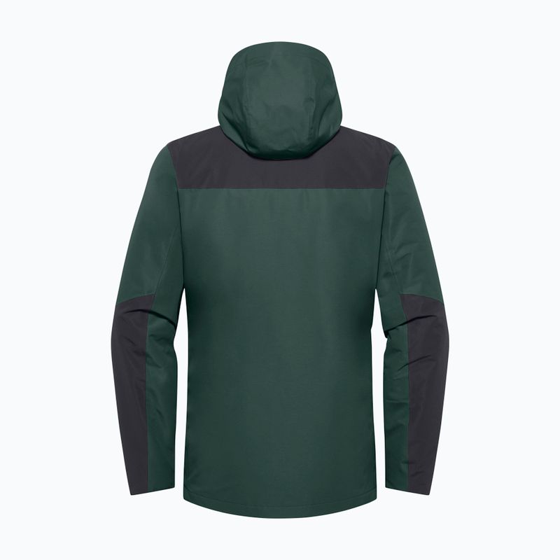 Vyriška striukė 3in1 Jack Wolfskin Jasper 3In1 black olive 19