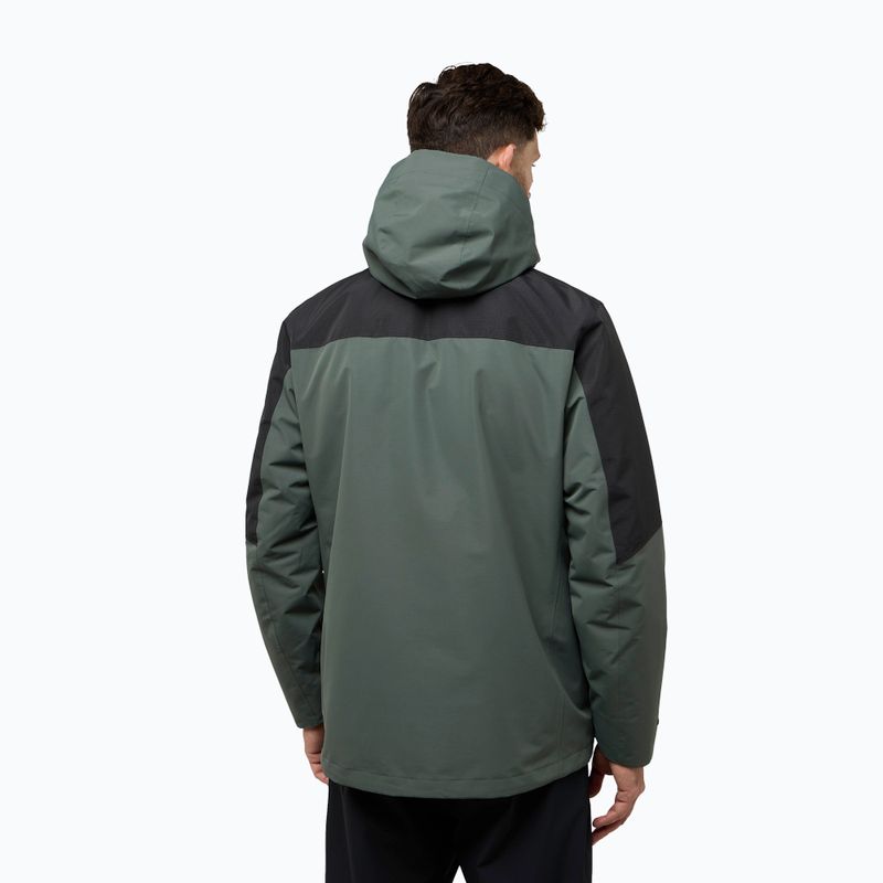 Vyriška striukė 3in1 Jack Wolfskin Romberg 3In1 slate green 3