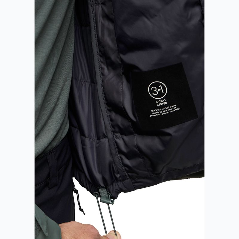 Vyriška striukė 3in1 Jack Wolfskin Romberg 3In1 slate green 15