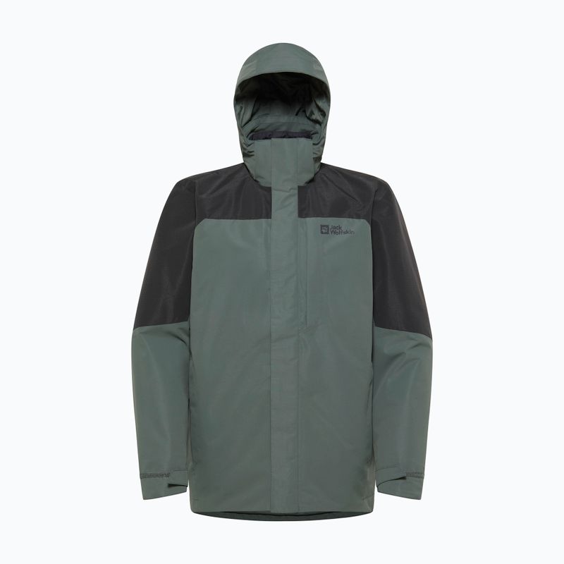 Vyriška striukė 3in1 Jack Wolfskin Romberg 3In1 slate green 18