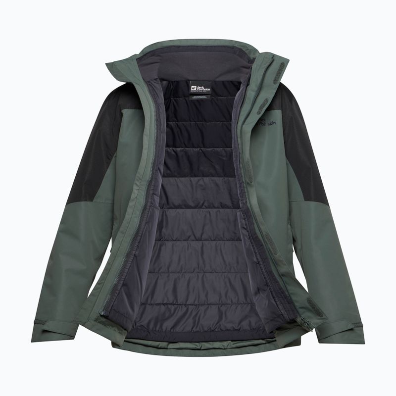 Vyriška striukė 3in1 Jack Wolfskin Romberg 3In1 slate green 20