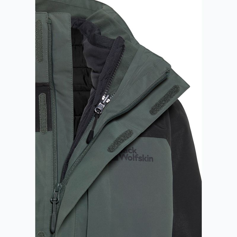 Vyriška striukė 3in1 Jack Wolfskin Romberg 3In1 slate green 22