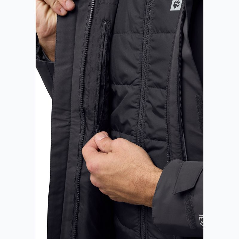 Vyriška striukė 3in1 Jack Wolfskin Romberg 3In1 phantom 11