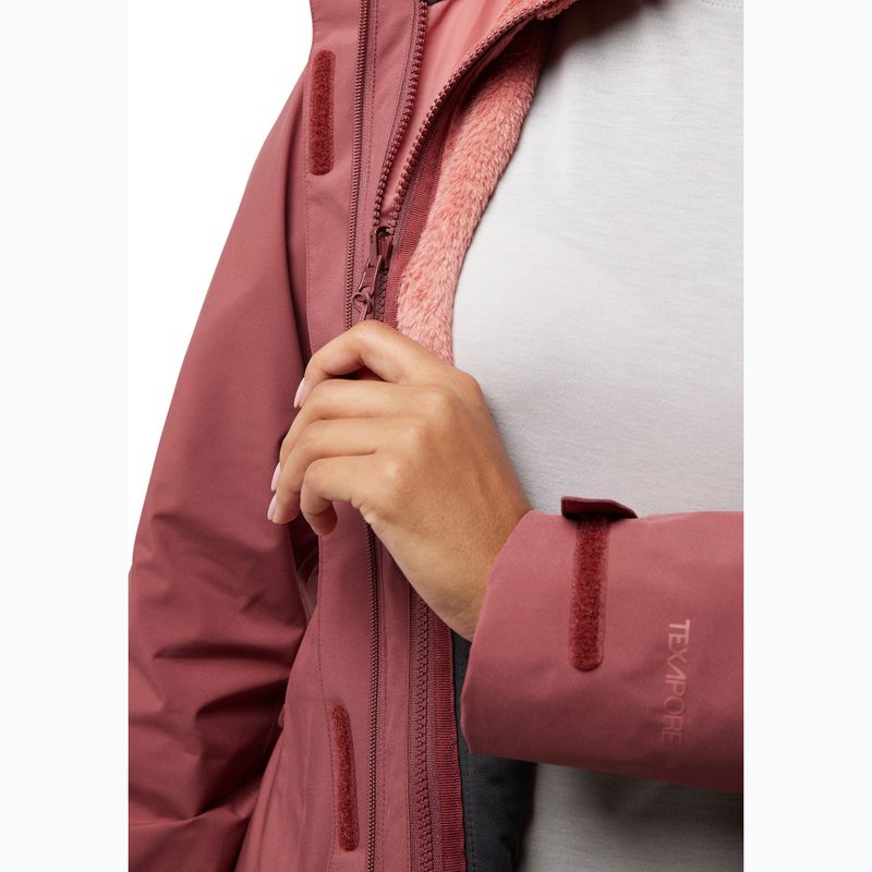 Moteriškas fliso džemperis Jack Wolfskin Rotwand 3In1 red ochre 10