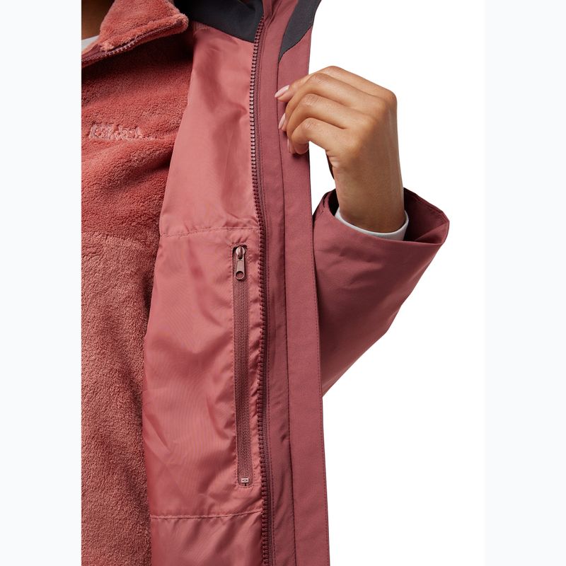 Moteriškas fliso džemperis Jack Wolfskin Rotwand 3In1 red ochre 11
