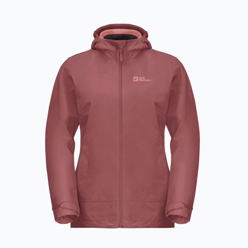 Moteriška striukė 3in1 Jack Wolfskin Moonrise 3In1 red ochre 8