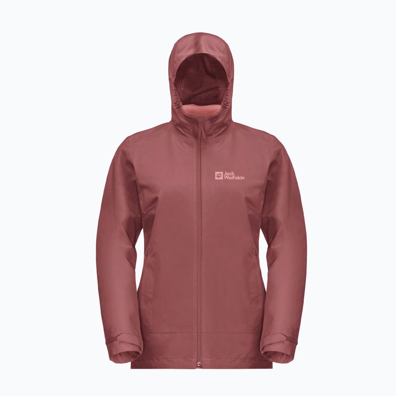 Moteriška striukė 3in1 Jack Wolfskin Moonrise 3In1 red ochre 9