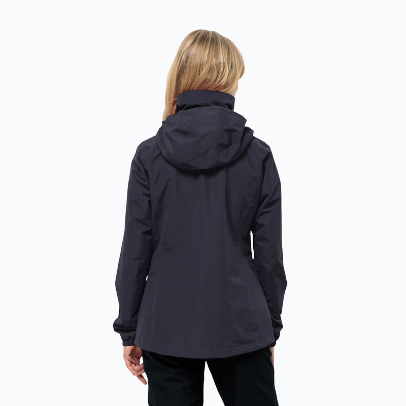 Moteriška striukė nuo lietaus Jack Wolfskin Stormy Point 2L graphite 2