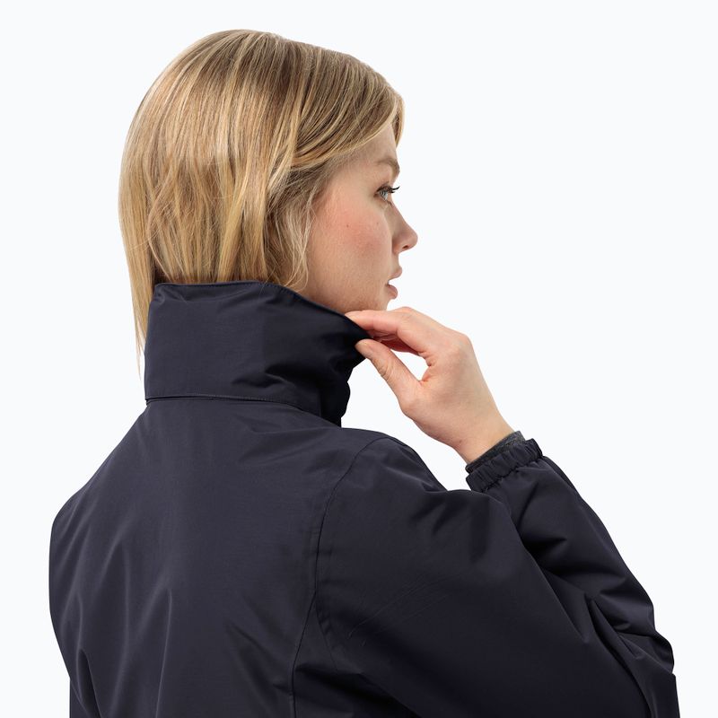 Moteriška striukė nuo lietaus Jack Wolfskin Stormy Point 2L graphite 4