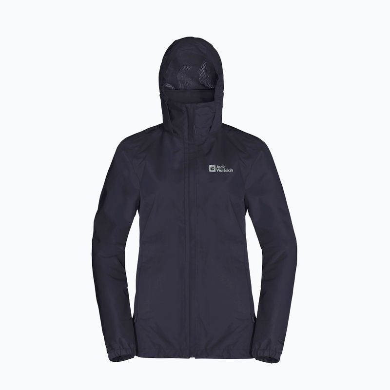 Moteriška striukė nuo lietaus Jack Wolfskin Stormy Point 2L graphite 8