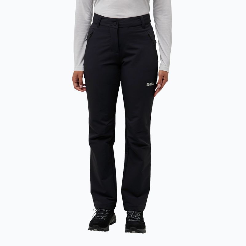 Moteriškos softshell kelnės Jack Wolfskin Activate Thermic black