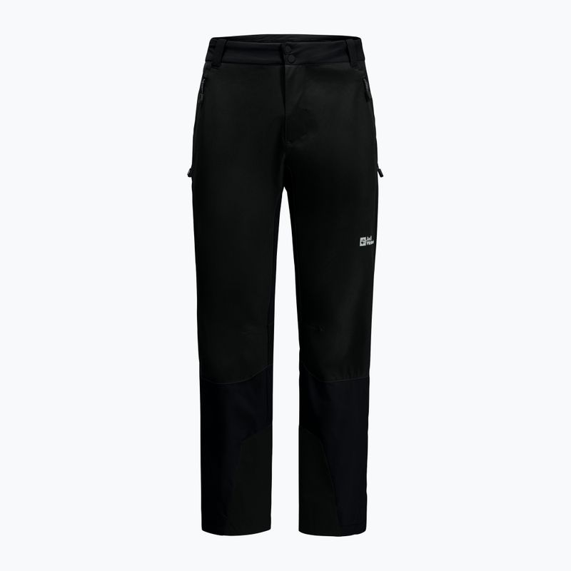 Vyriškos softshell kelnės Jack Wolfskin Alpspitze Tour black 6