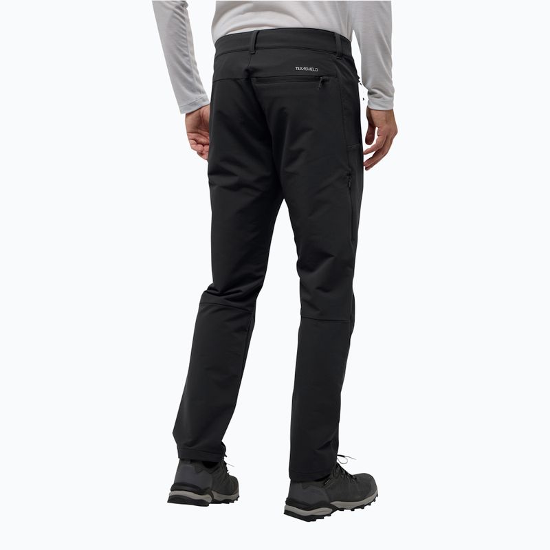 Vyriškos softshell kelnės Jack Wolfskin Activate Thermic black 2