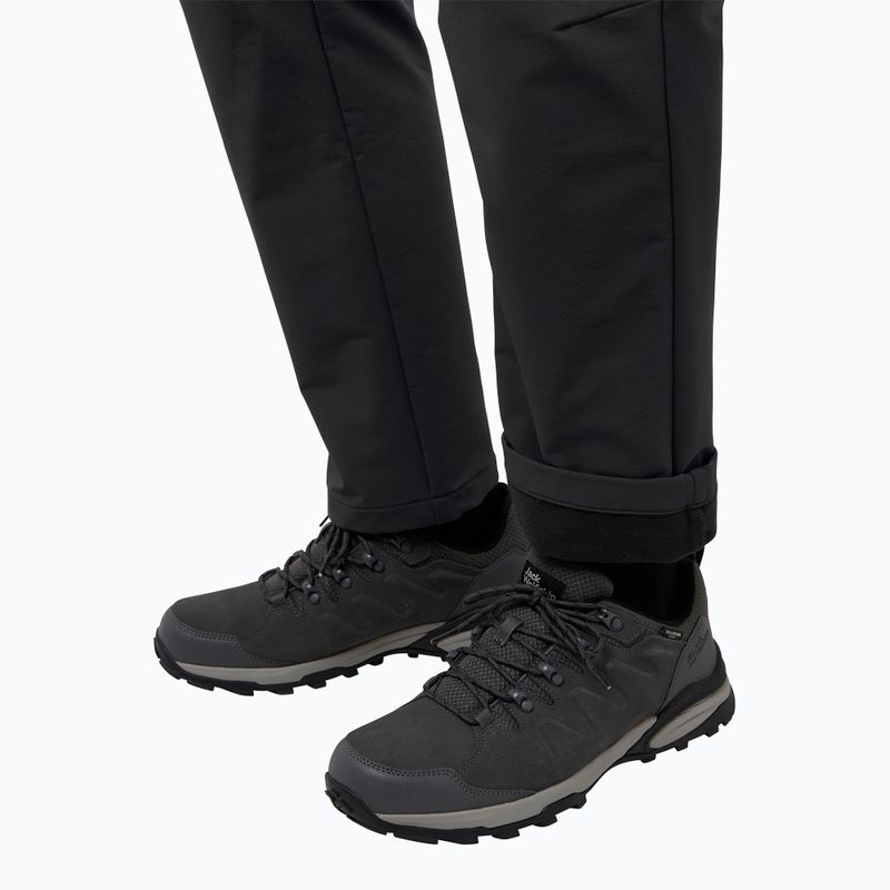 Vyriškos softshell kelnės Jack Wolfskin Activate Thermic black 5