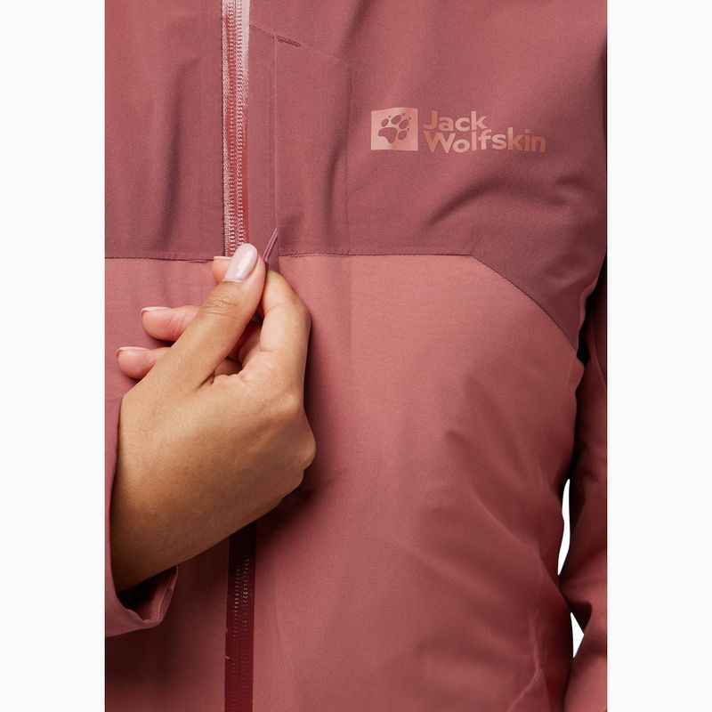 Moteriška 3in1 striukė Jack Wolfskin Hunberg mineral red 9