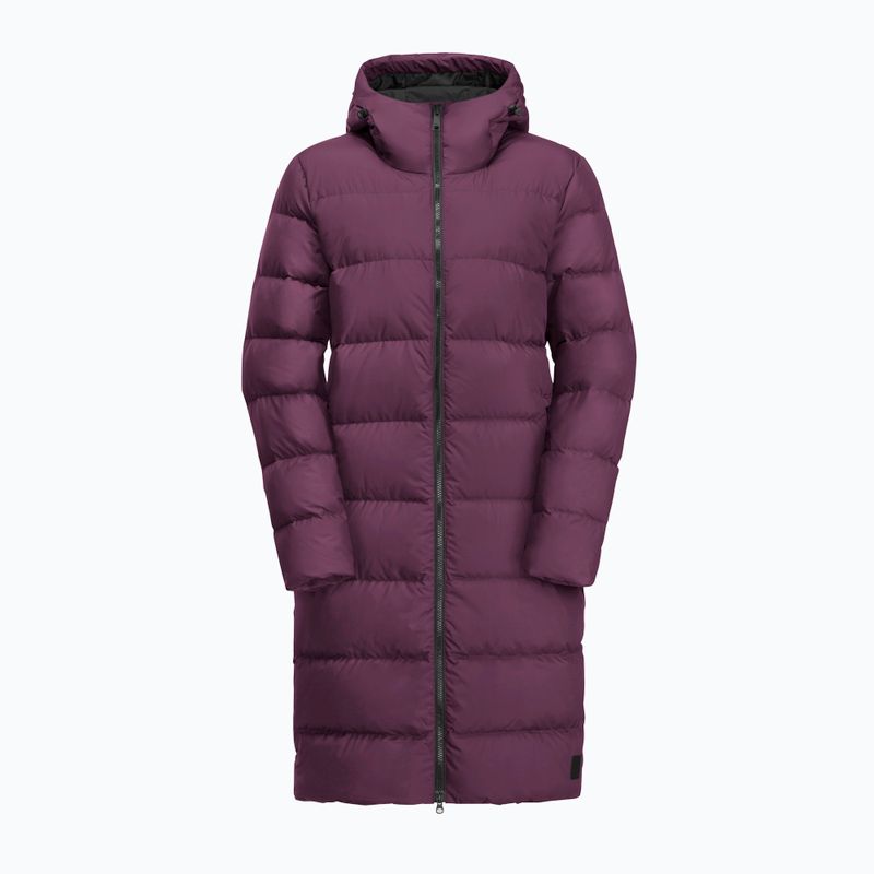 Moteriškas pūstas paltas Jack Wolfskin Frozen Palace berry jam 6