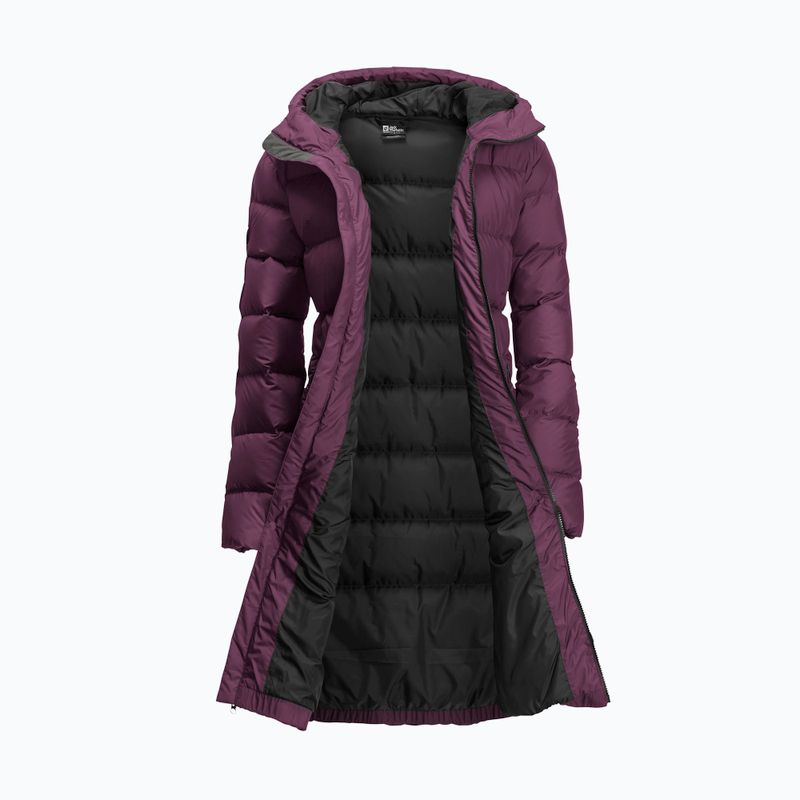 Moteriškas pūstas paltas Jack Wolfskin Frozen Palace berry jam 8