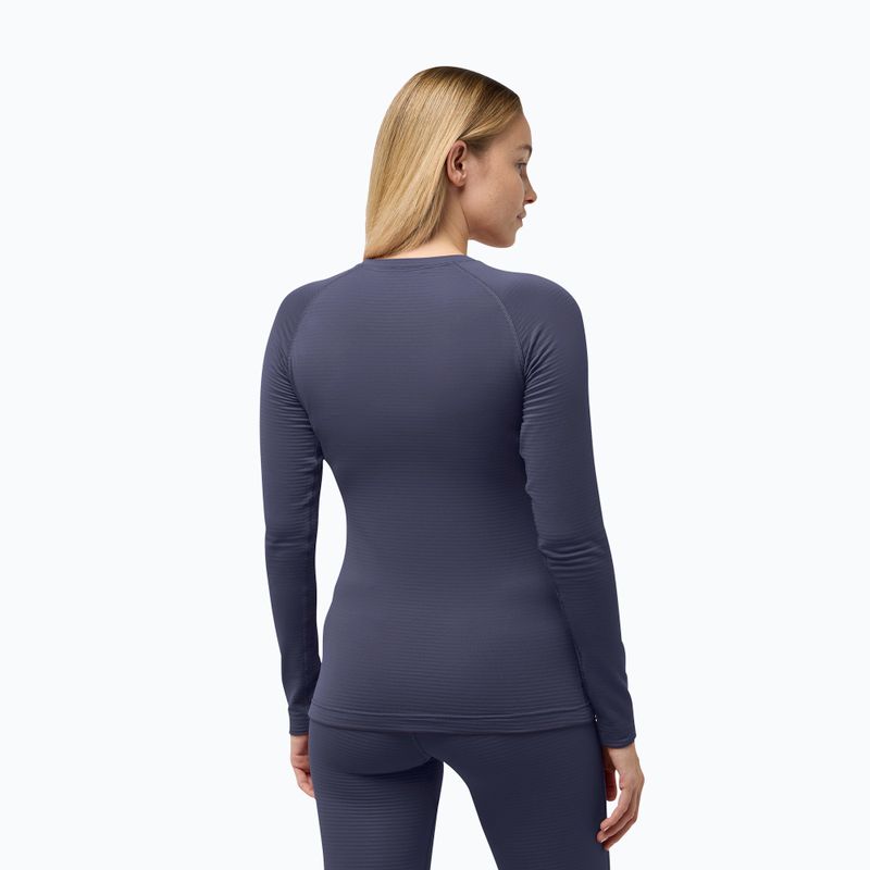 Moteriški termoaktyvūs marškinėliai ilgomis rankovėmis Jack Wolfskin Infinite Warm graphite 2