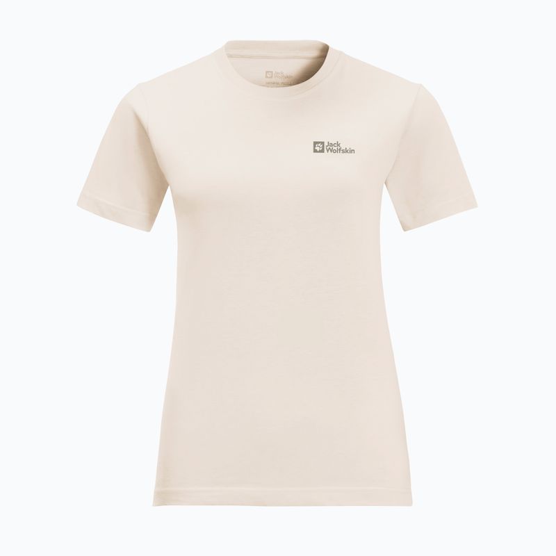 Moteriški žygio marškinėliai Jack Wolfskin Essential panna cotta 3