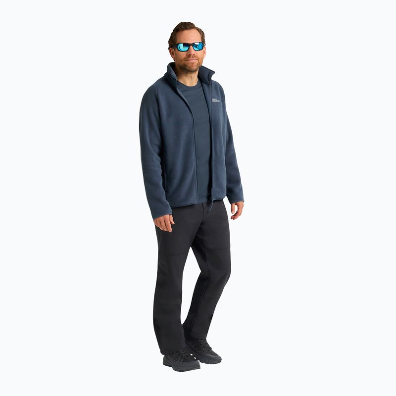 Vyriški termoaktyvūs marškinėliai ilgomis rankovėmis Jack Wolfskin Sky Thermal midnight sky 2
