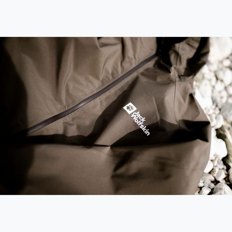 Vyriška striukė nuo lietaus Jack Wolfskin Prelight 2L Ins cold coffee 12