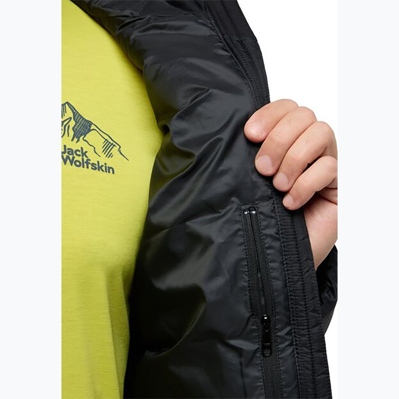 Vyriška pūsta striukė Jack Wolfskin Nebelhorn Down Hoody black 8