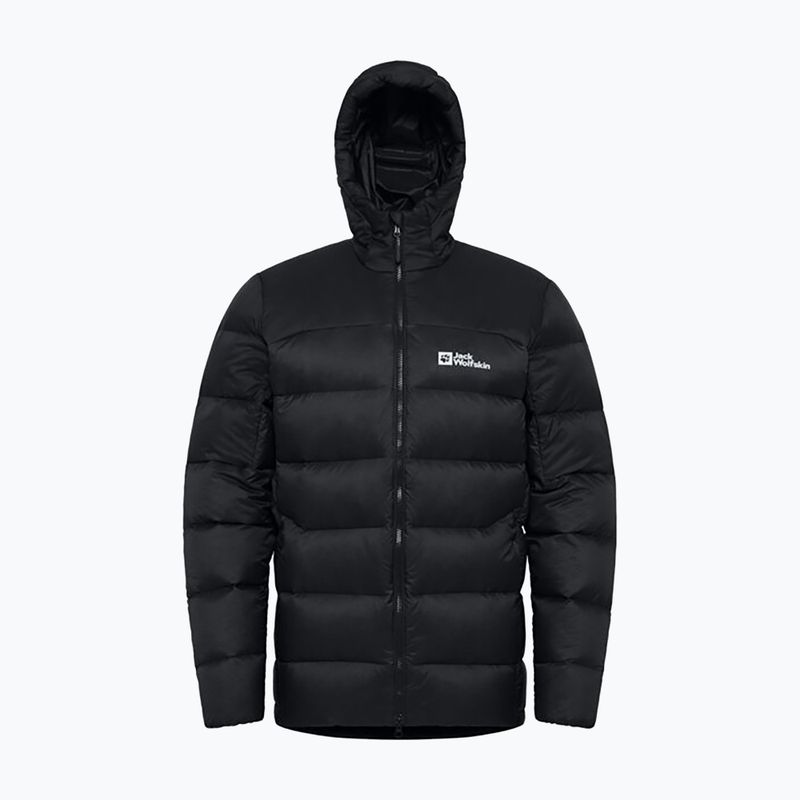 Vyriška pūsta striukė Jack Wolfskin Nebelhorn Down Hoody black 22