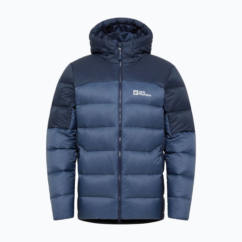 Vyriška pūsta striukė Jack Wolfskin Nebelhorn Down Hoody nature blue 10