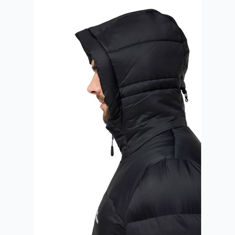 Vyriška pūsta striukė Jack Wolfskin Nebelhorn Down Hoody black 5