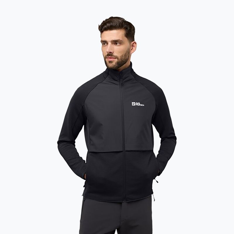 Vyriškas fliso džemperis Jack Wolfskin Dormer black