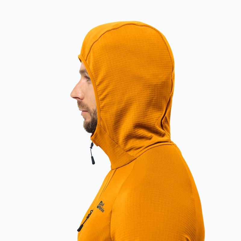 Vyriškas fliso džemperis Jack Wolfskin Kolbenberg Hooded Fz safflower 3