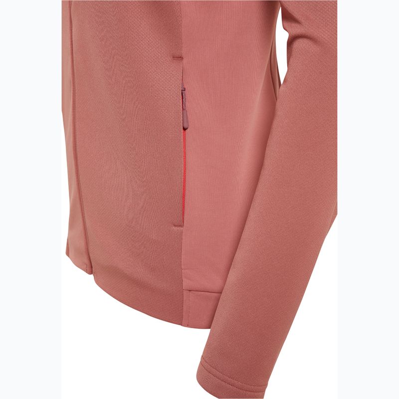 Moteriškas fliso džemperis Jack Wolfskin Alpgrat mineral red 8