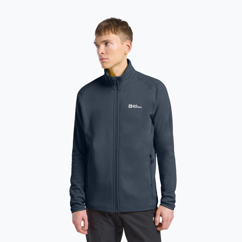 Jack Wolfskin vyriškas džemperis Baiselberg Fz midnight sky