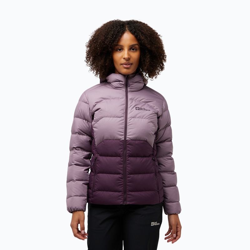 Moteriška pūsta striukė Jack Wolfskin Ather Down Hoody midnight plum
