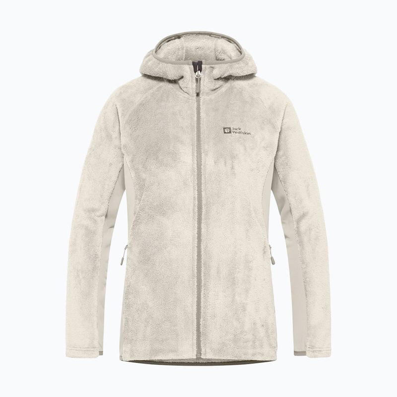 Moteriškas fliso džemperis Jack Wolfskin Rotwand Hooded Fz seal 5
