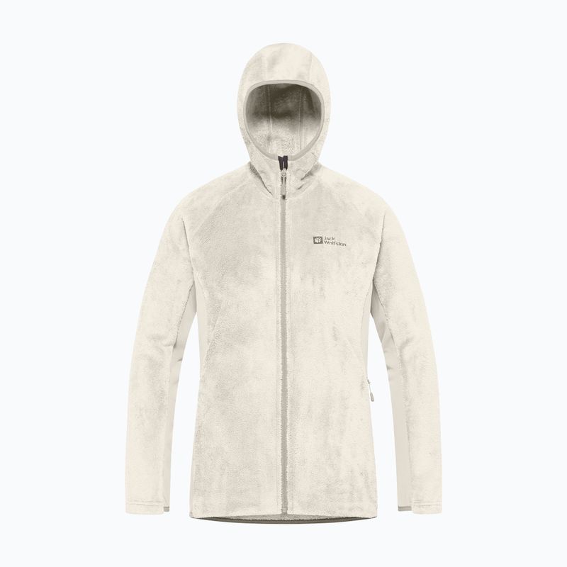 Moteriškas fliso džemperis Jack Wolfskin Rotwand Hooded Fz seal 6