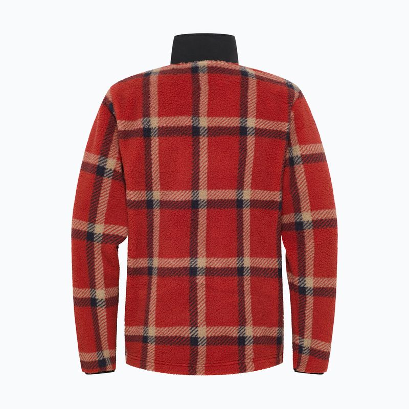 Vyriškas fliso džemperis Jack Wolfskin Felslicht Check intense rust 7