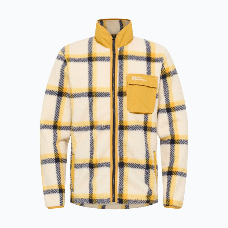 Vyriškas fliso džemperis Jack Wolfskin Felslicht Check panna cotta 6