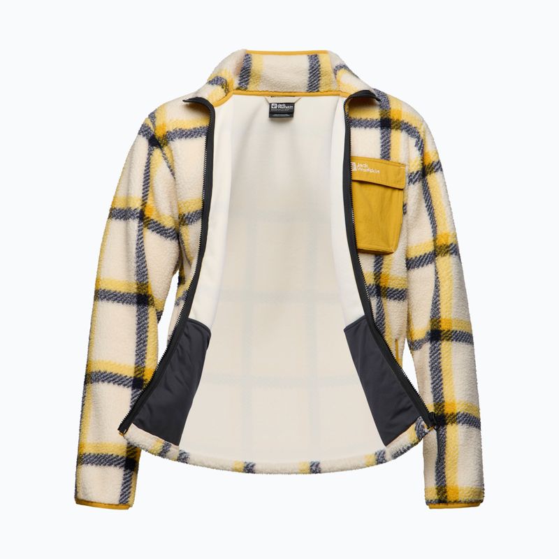 Vyriškas fliso džemperis Jack Wolfskin Felslicht Check panna cotta 8