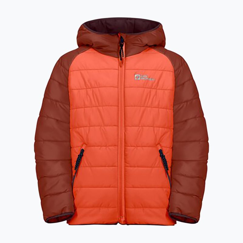 Vaikiška pūsta striukė Jack Wolfskin Zenon coral orange 4