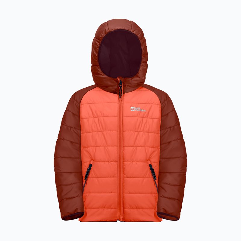 Vaikiška pūsta striukė Jack Wolfskin Zenon coral orange 5