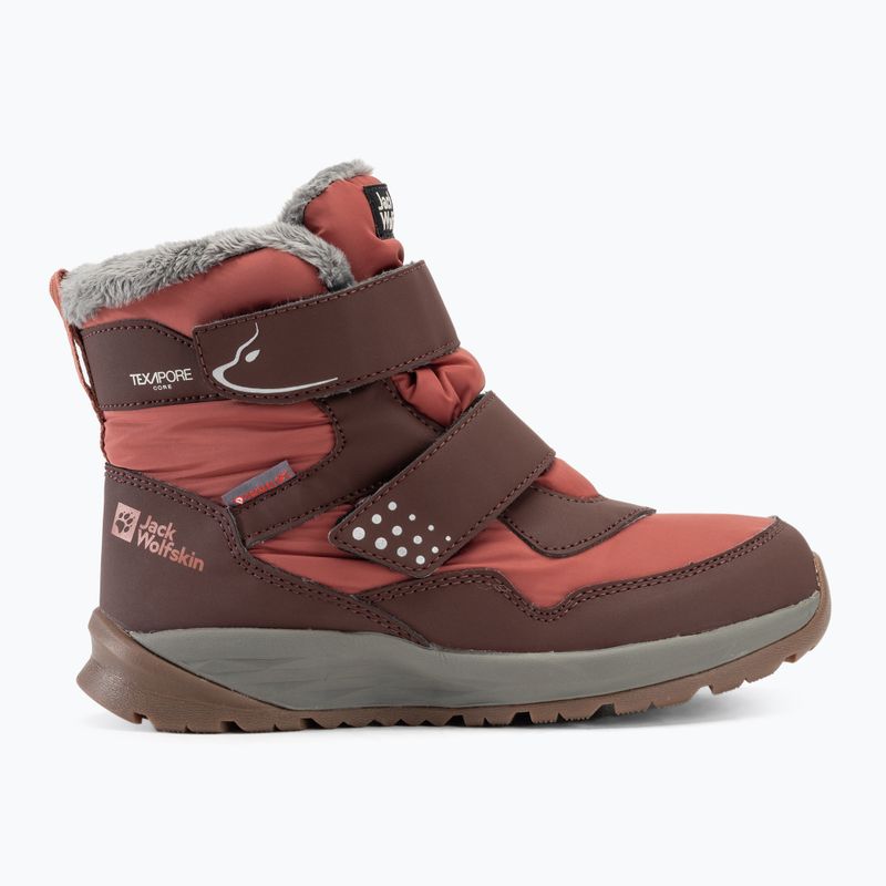 Vaikiški batai Jack Wolfskin Polar Bear-B Texapore Mid Vc dark mahogany 2