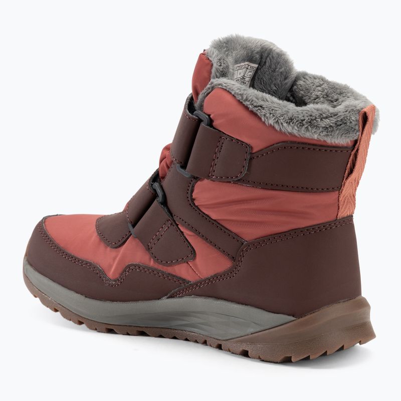 Vaikiški batai Jack Wolfskin Polar Bear-B Texapore Mid Vc dark mahogany 3