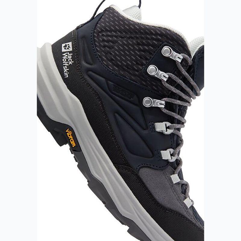 Moteriški žygio batai Jack Wolfskin Cyrox Texapore Mid graphite 14