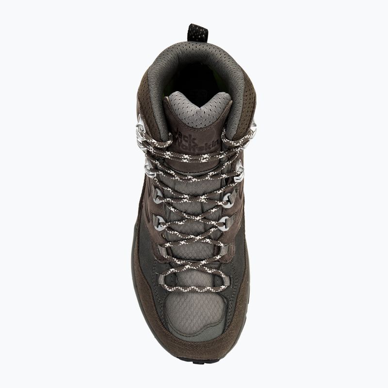 Vyriški žygio batai Jack Wolfskin Cyrox Texapore Mid cold coffee 5